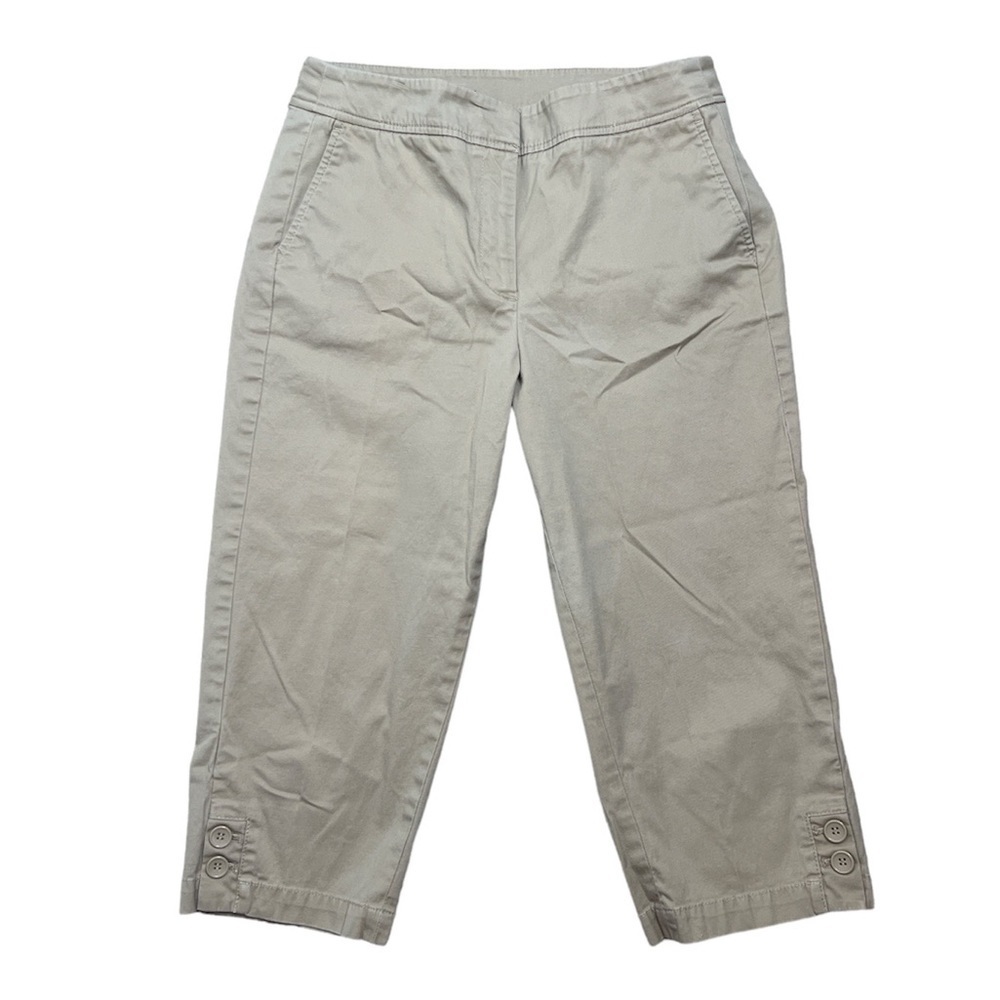 Talbots Tan Pedal Pusher Pants